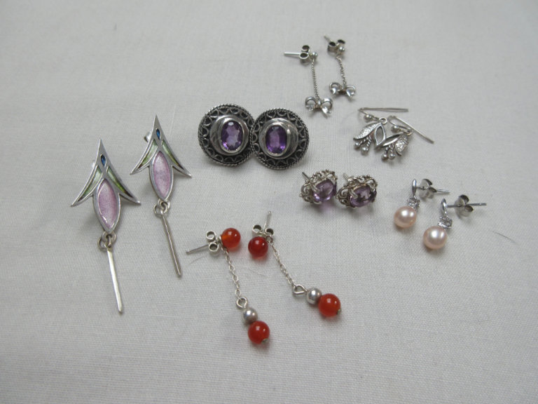 Earrings Sterling Silver JOB LOT ALL BRAND NEW