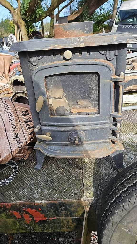 2 log burning stoves for sale