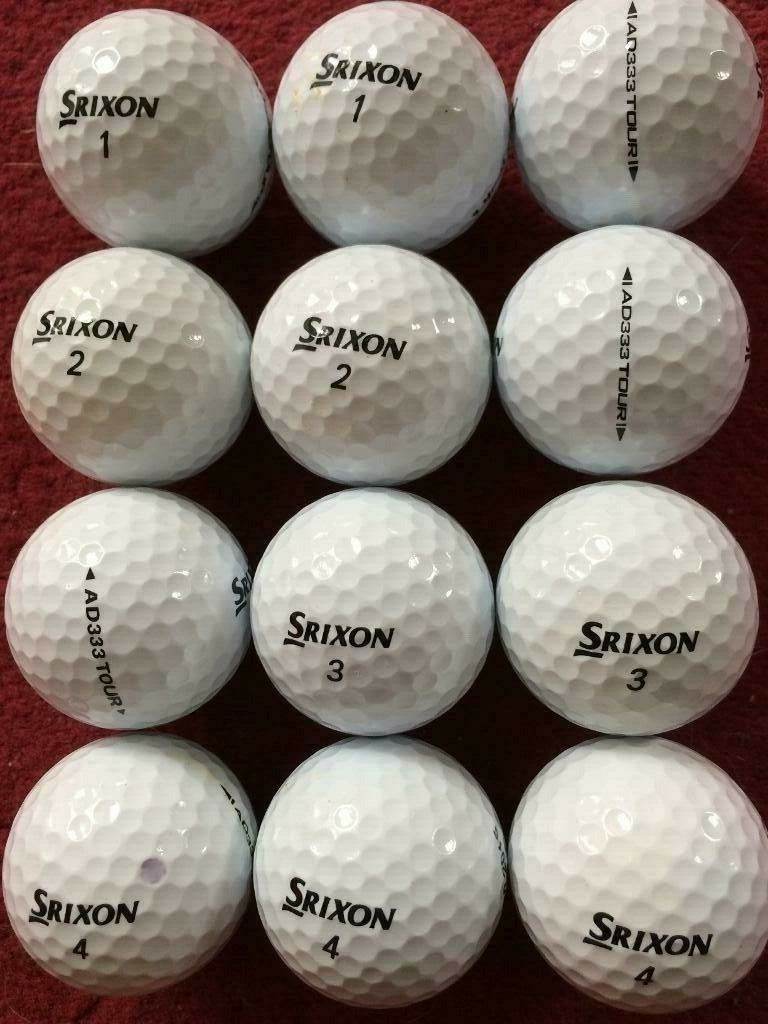 Srixon Yellow AD333 - 4 Dozen @ 50p Each 