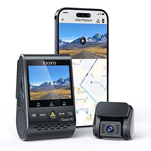 Car dashcam kit front and back VIOFO DUO PRO 2K front HD rear 64GB