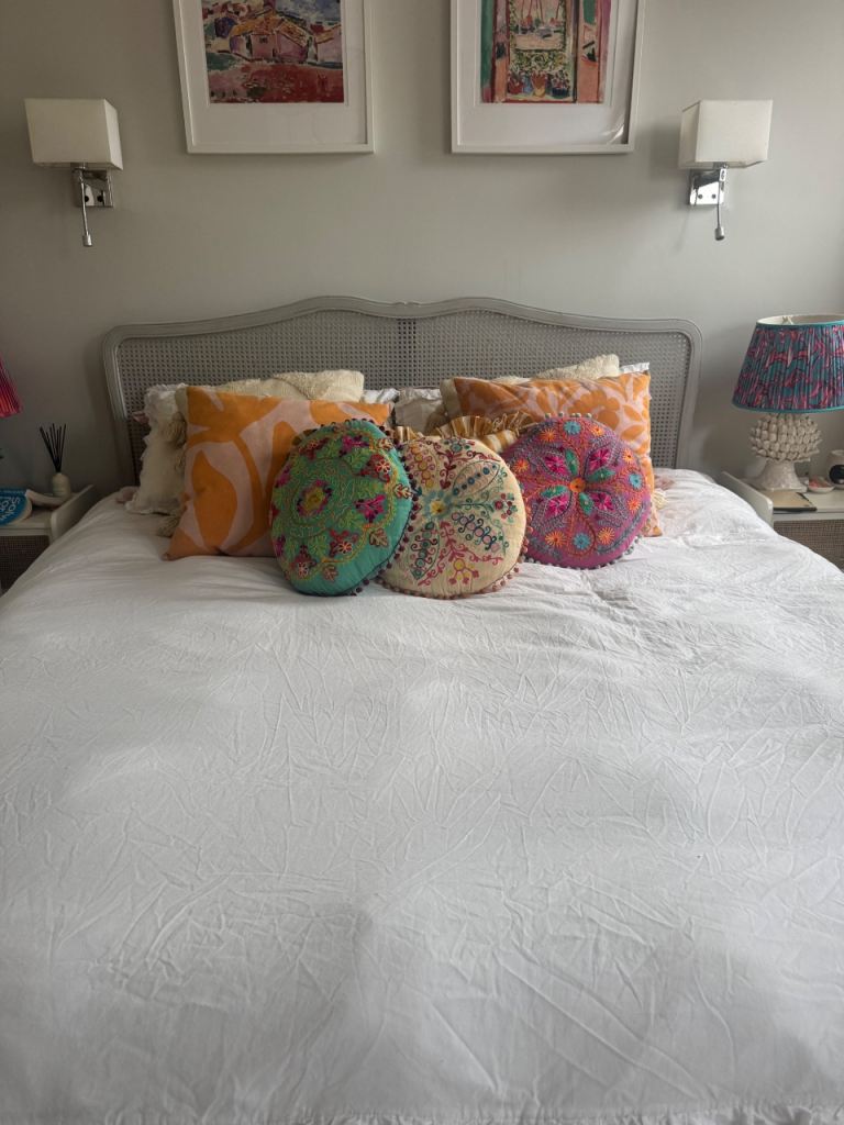 Beautiful Margot Superking Bed- Washed Grey