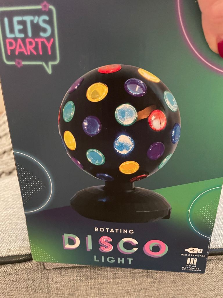 Rotating disco ball 