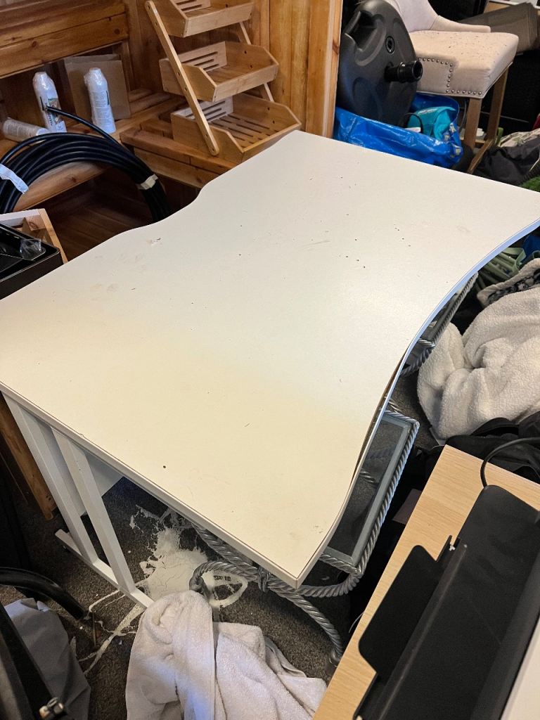 IKEA white desk 