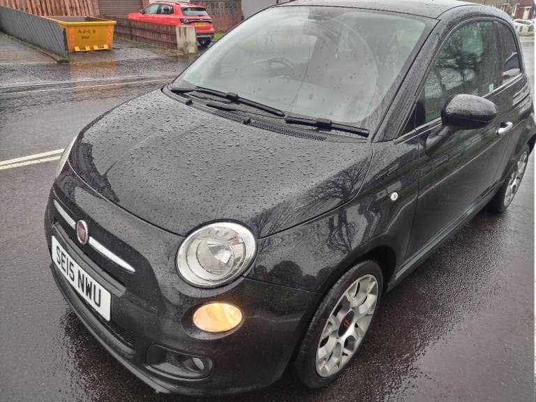 2015 Black Fiat 500S