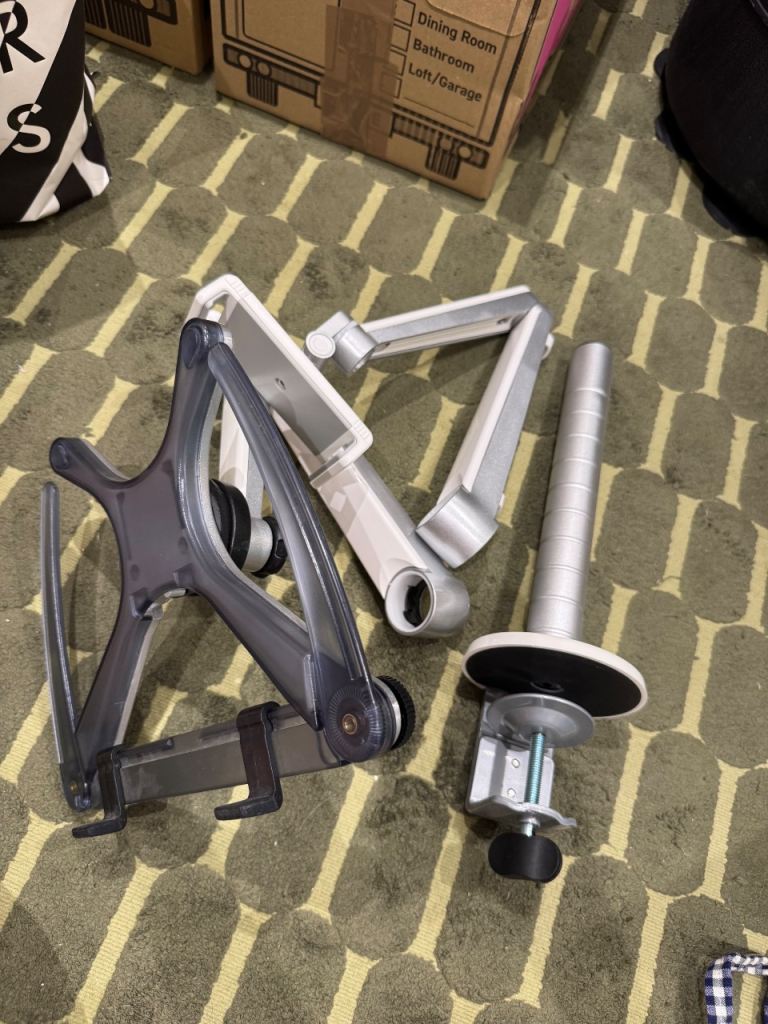 Adjustable Monitor/Tablet Desk Mount Stand – Good Condition