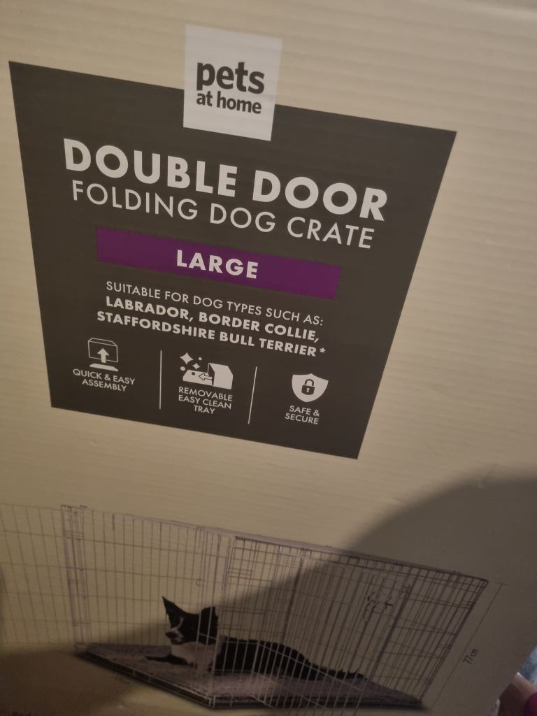 Pets at home large dog cage 