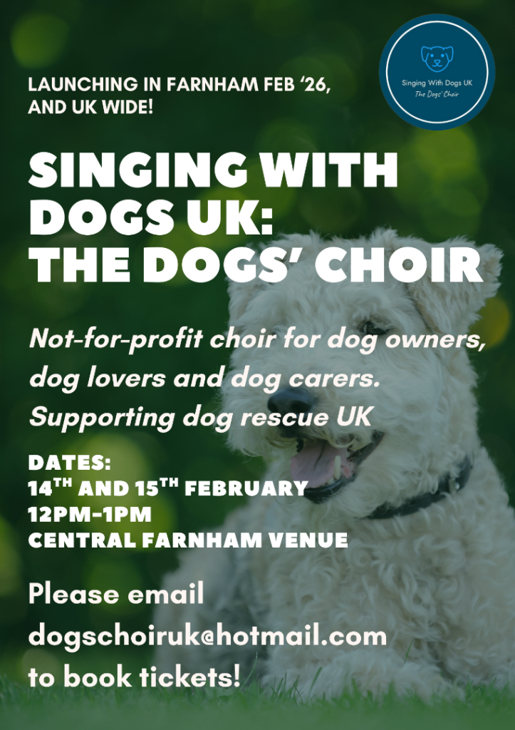 Singing with Dogs UK: The Dogs' Choir, Farnham launch!