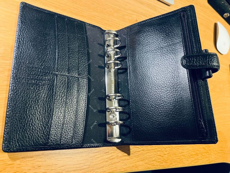 Leather Filofax, Personal Size, Finsbury