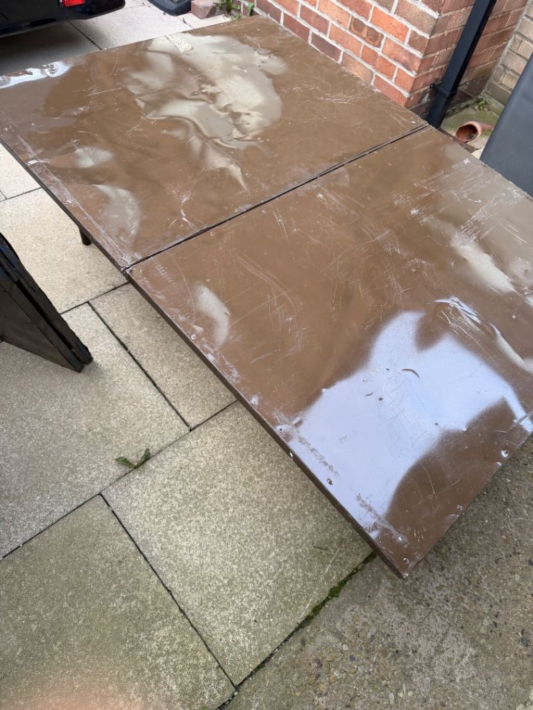 Metal table steel 