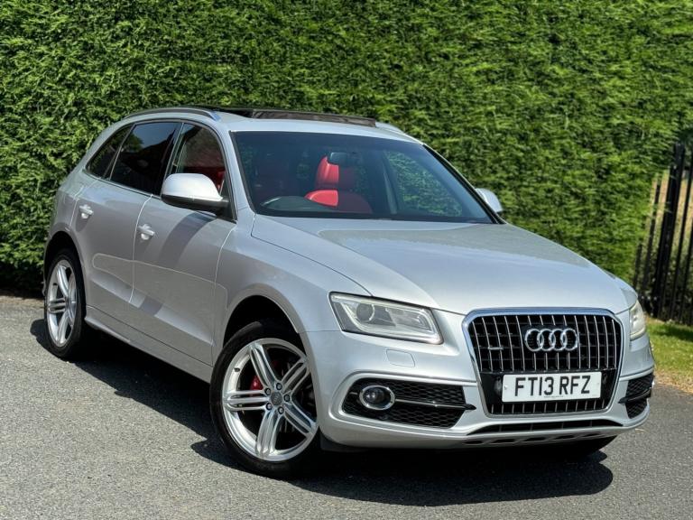 AUDI Q5 2.0 TFSI QUATTRO S LINE 8 SPEED AUTO, PAN ROOF, AUDI EXCLUSIVE RED SEATS