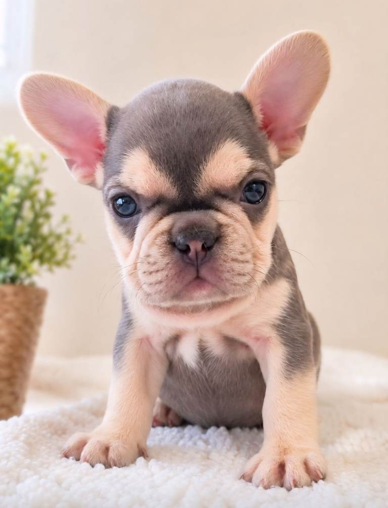 Health test clear french bulldog puppy 