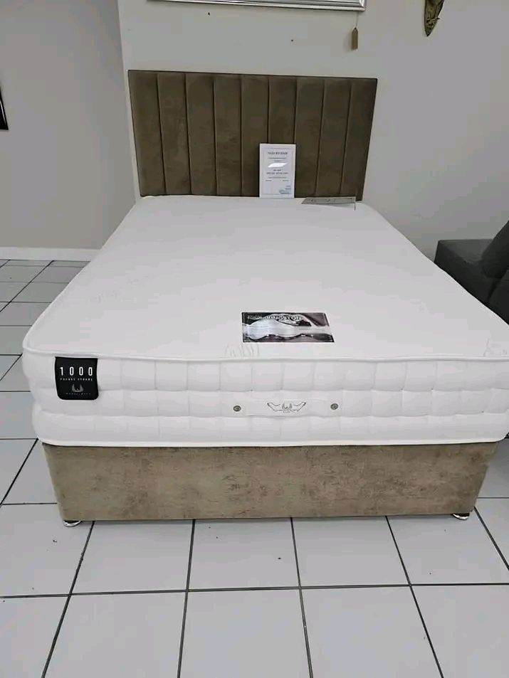 🛏️ 4FT6 Divan Bed Set + Foam Mattress 📞 Storage Available – Cheapest Price