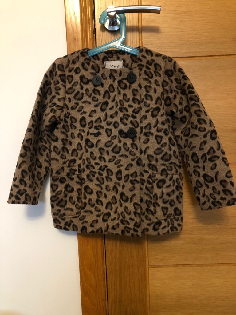 Girl’s leopard print coat