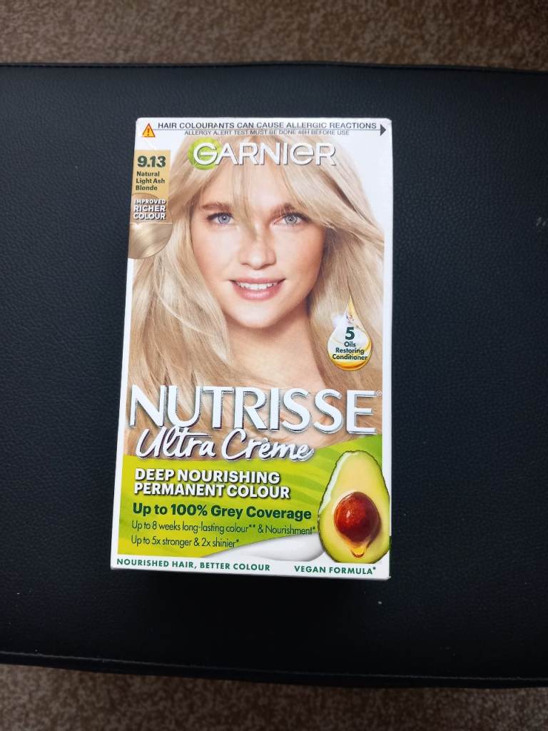 Garnier Nutrisse Ultra Creme 9.13 Hair Colour – New