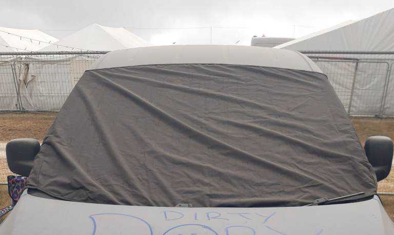 Vw caddy windscreen blackout cover