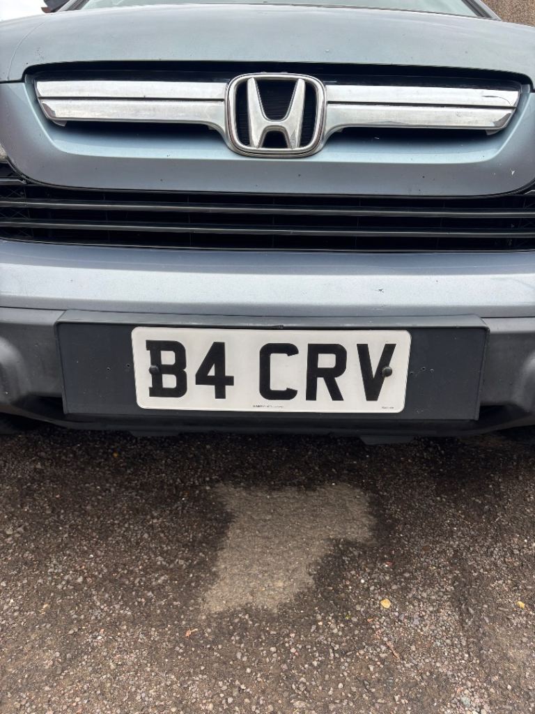 B4 CRV  cherished number 