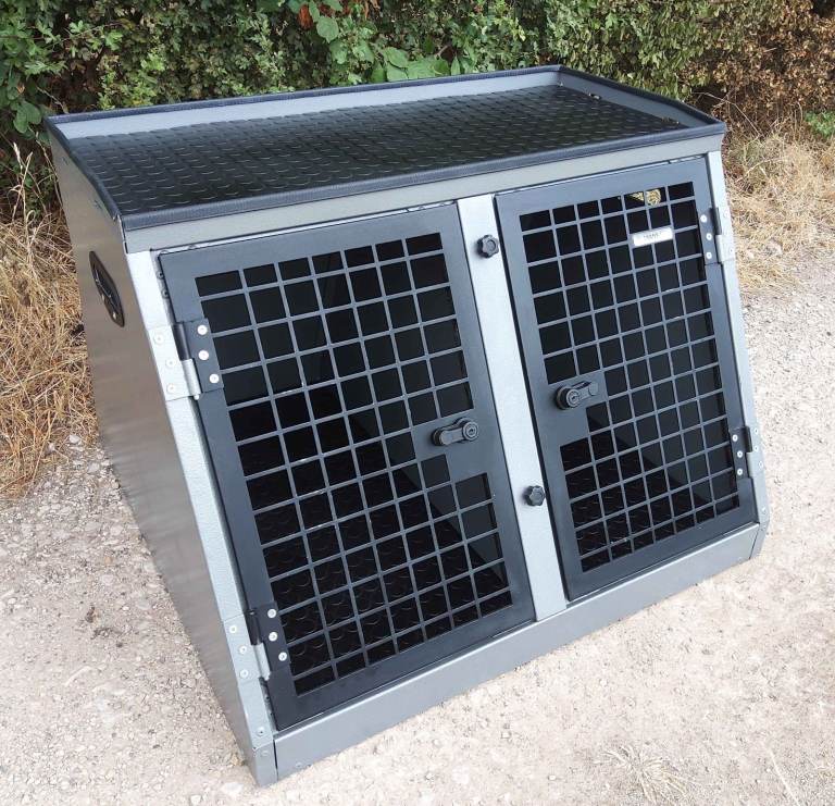 TransK9 Transport dog crate ( Double or Single ) " Lockable " Trans K9