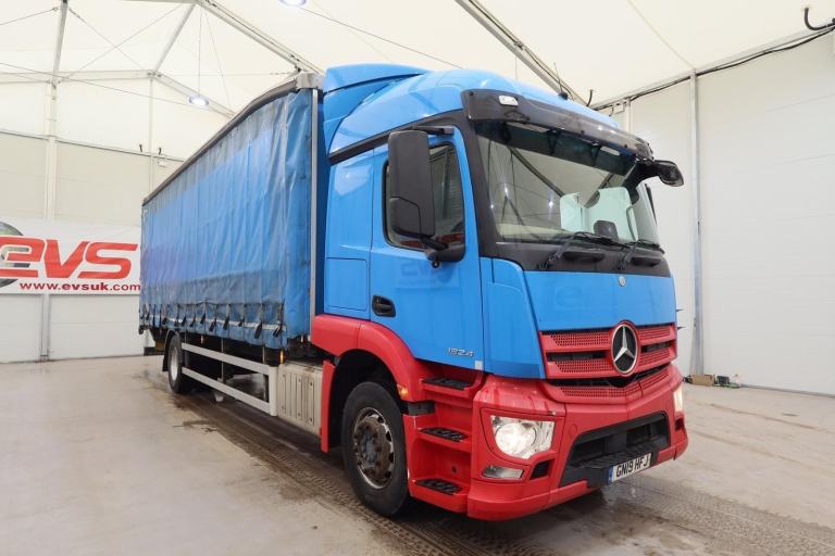 2019 (19 PLATE) Mercedes Benz  Actros 1824 4x2 Euro 6 Curtainsiders
