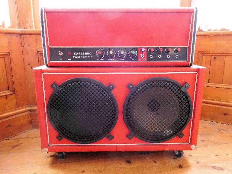 Vintage Carlsbro 60 PA Reverb Amplifier and 2 x 12 Speaker Cabinet