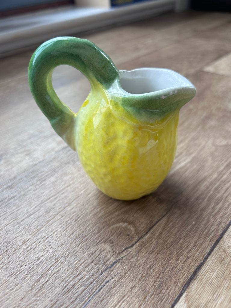 small lemon shaped jug