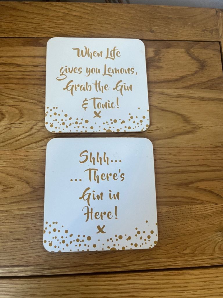 Gin and Tonic Coasters 