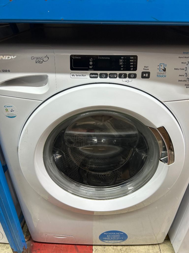 Candy 8kg washing machine refurbished 3 mth gtee