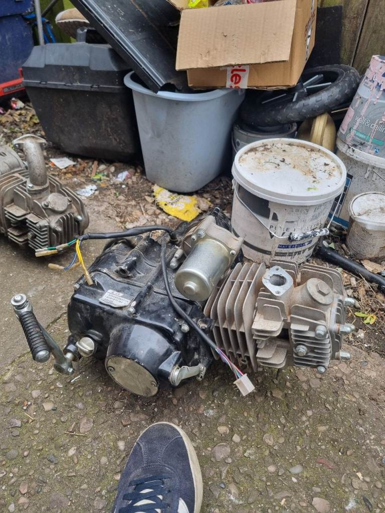 2x pitbike 125cc manual engines 
