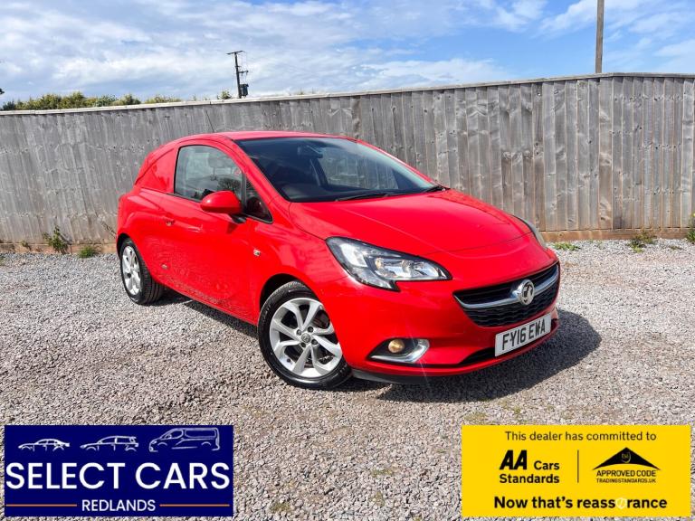 2016 Vauxhall Corsa Van 1.3 CDTi 16v Sportive Car Derived Van 3dr Diesel Manual