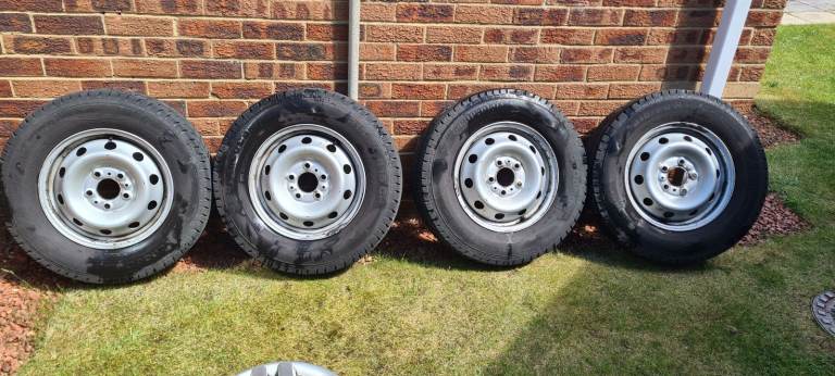Fiat Ducato campervan Wheels and Tyres 215/70/R15 with genuine Fiat wheel trims