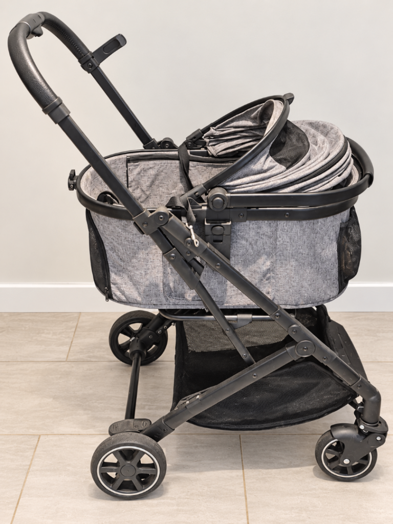 Grey Pet Buggy / Pushchair 