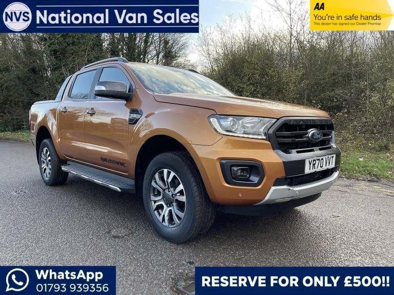 2020 Ford Ranger 3.2 TDCi Wildtrak Auto 4WD Euro 6 (s/s) 4dr PICK UP Diesel Automatic
