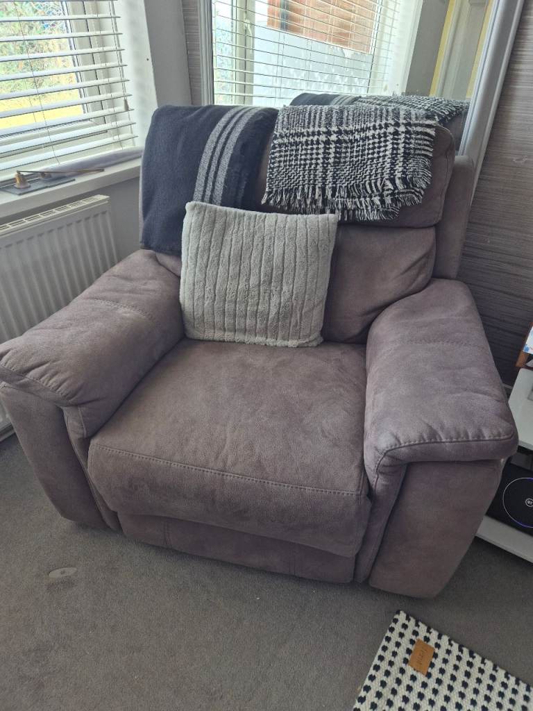 Suede Recliner