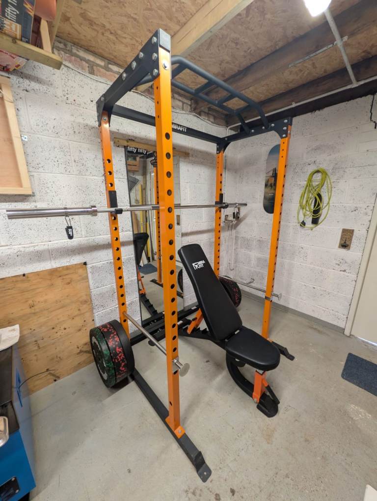 Mirafit M100 home gym kit + bench