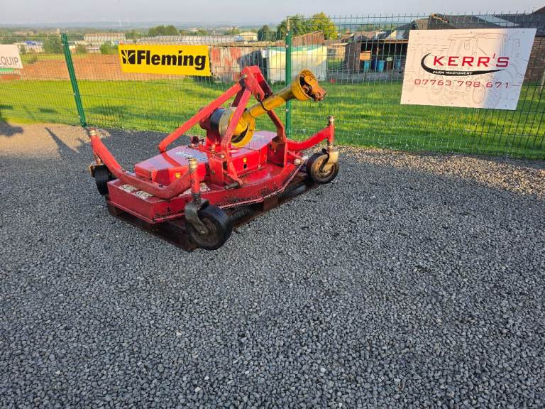 Compact tractor stirex by fleming sm120 4ft grass finishing mower