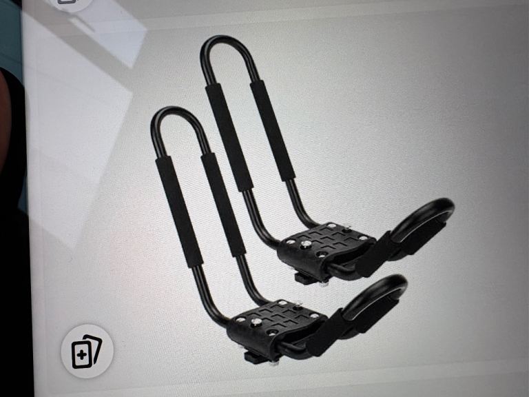 Kayak roof rack carrier 