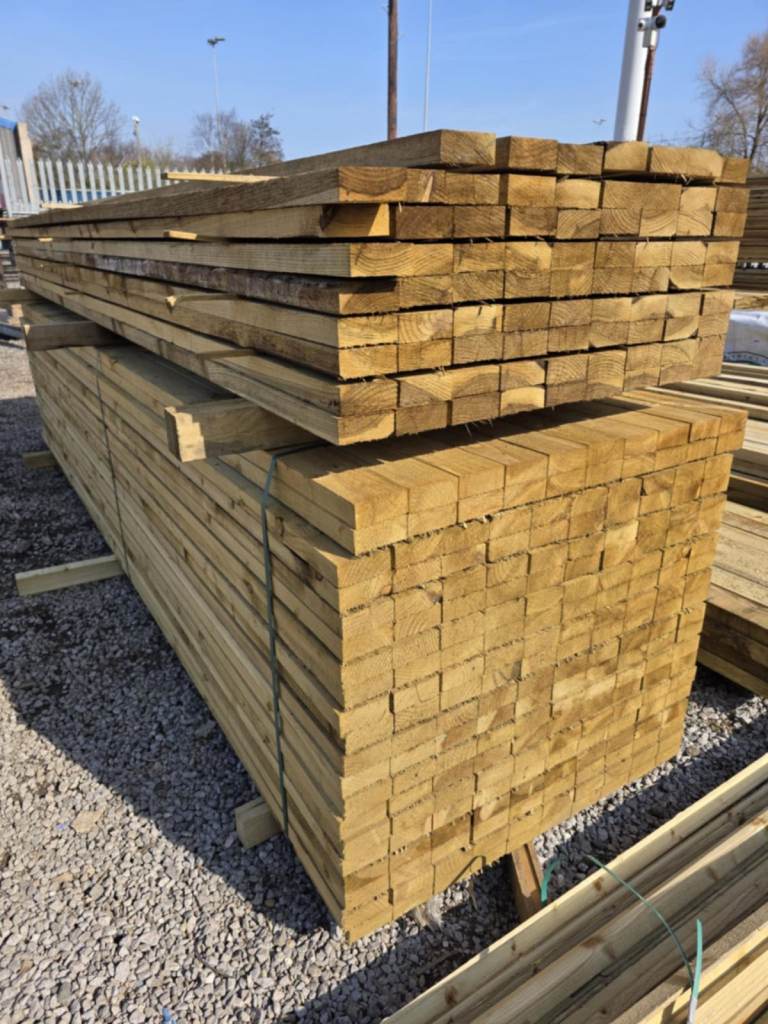 ❤️ TIMBER FENCE RAIL 88X38 3.6M 4.8M