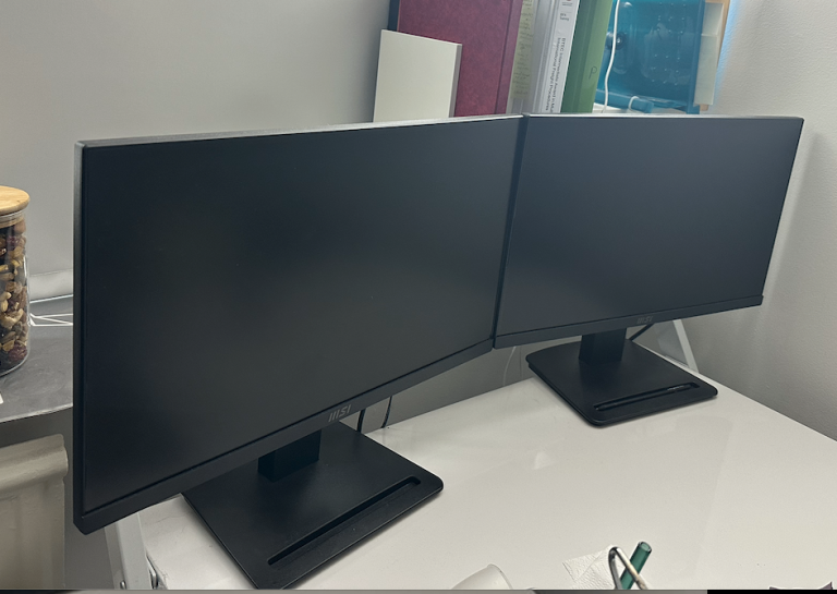 2 ALMOST NEW 22 INCH Eye Friendly OFFICE MONITORS