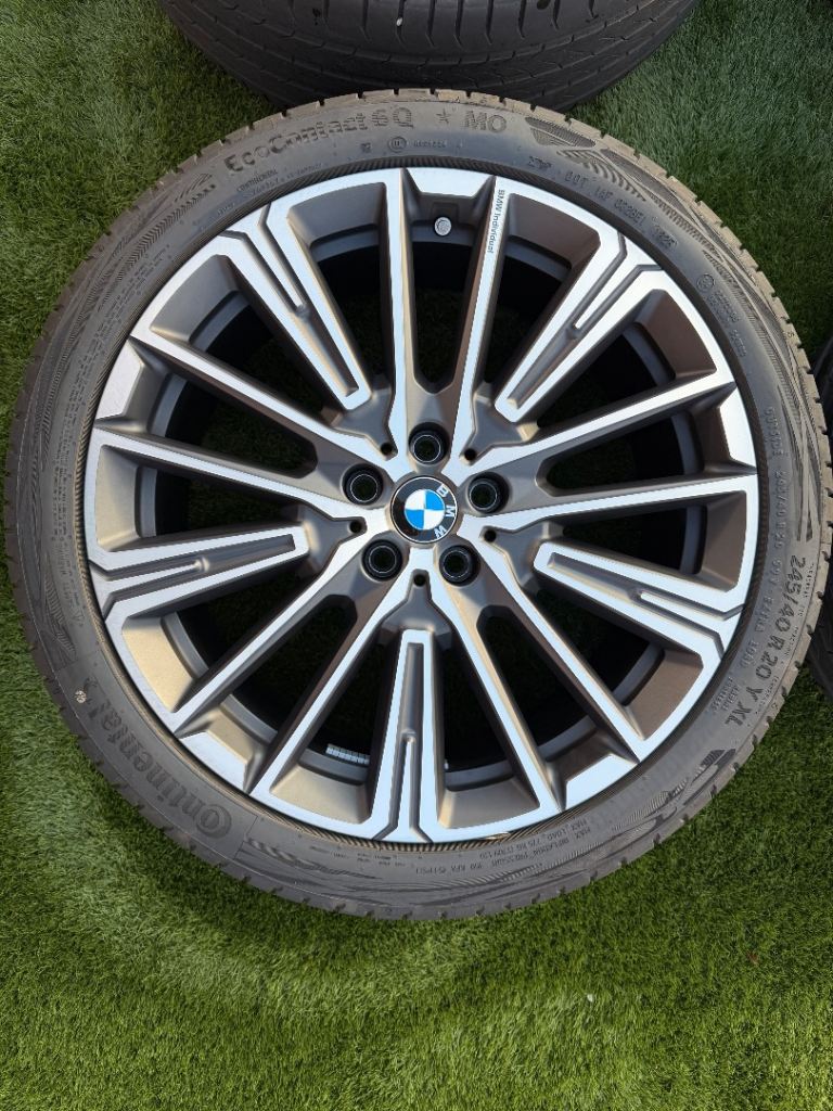 4 x BMW Individual 869 M 20" Alloy Wheels + Continental Tyres 8Jx20 245/40/20 EcoContact 6Q X1/IX1