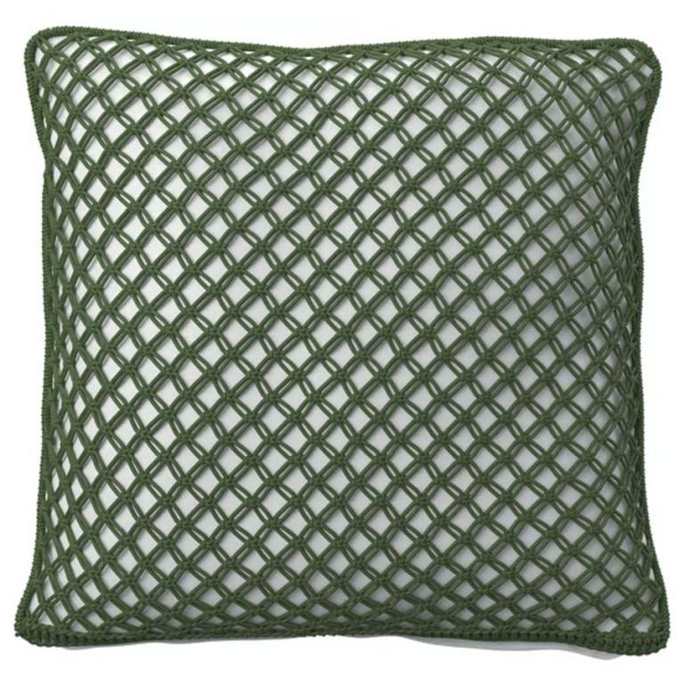  A New IKEA Tofto green indoor/outdoor cushion cover 50x50cm handmade.
