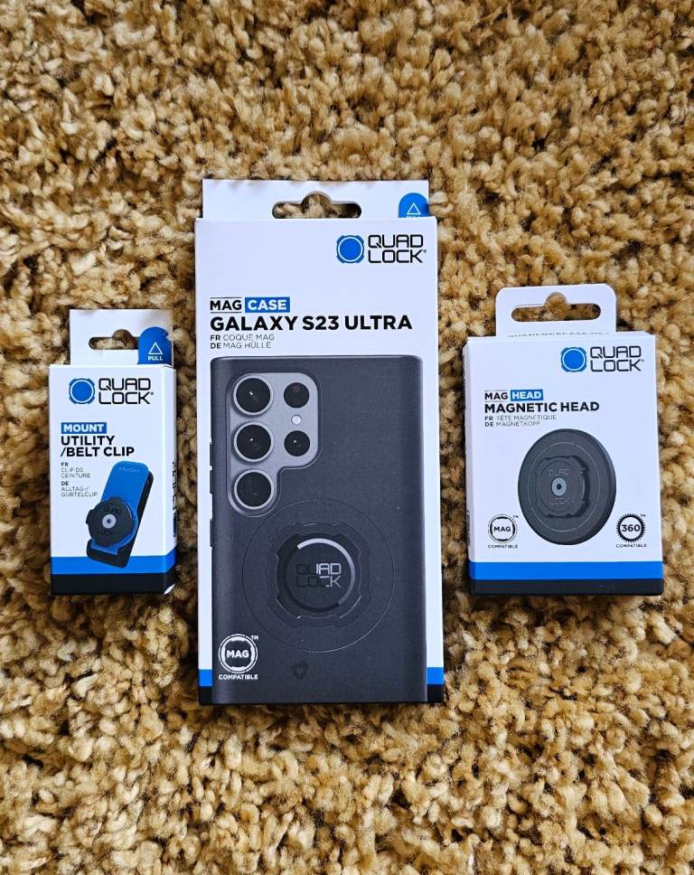 image for Quad Lock accessories brand new inc. Utility/belt clip, MAG head & MAG case