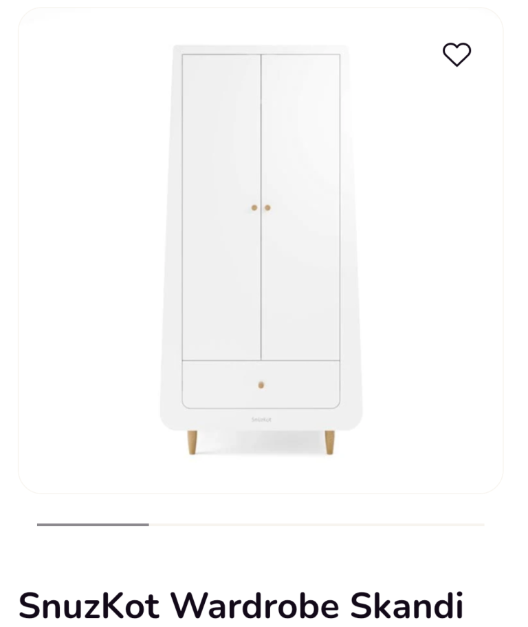 Snuzkot wardrobe Skandi