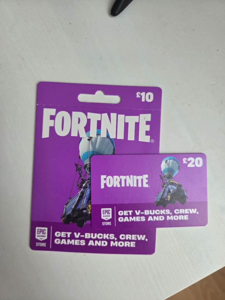 Fortnite gaming gift cards