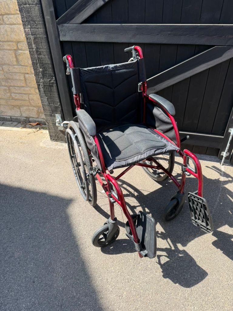 Pro-lite VOLAR Red Wheelchair – new only used a few times