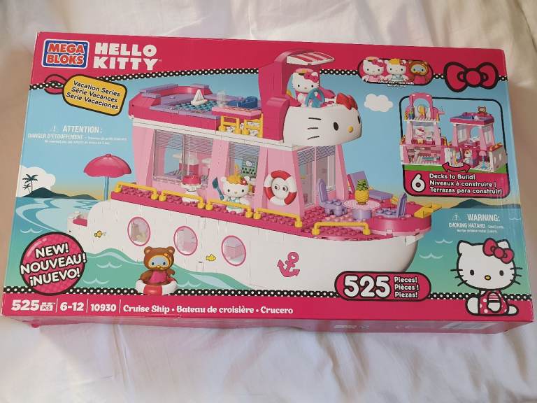 Mega Bloks Hello Kitty Cruise Ship 10930 Vacation Series