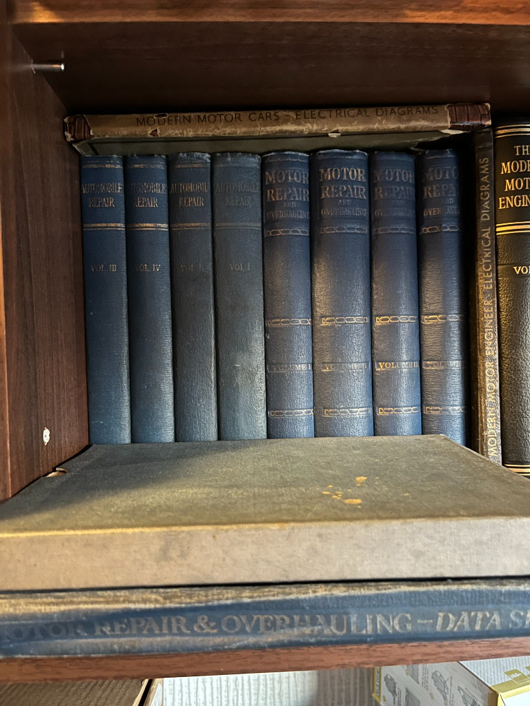  vintage classic Motor repair and data books