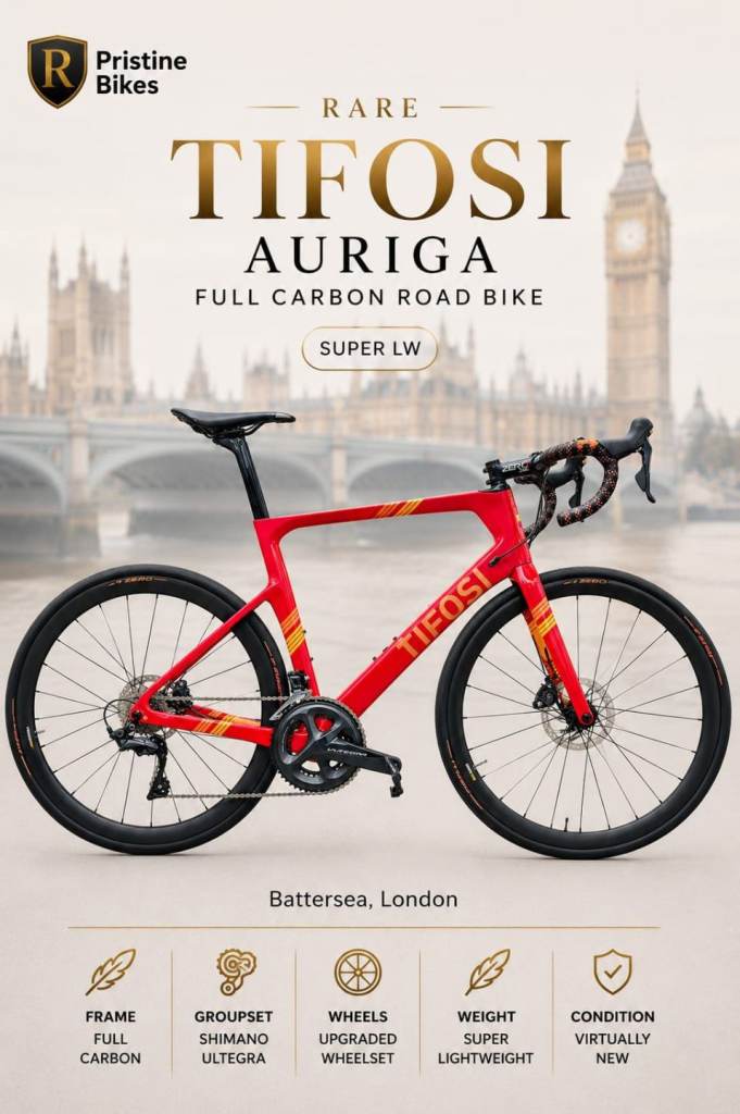 DX A+ TIFOSI AURIGA Size/M Full Ultegra Carbon Road Bike