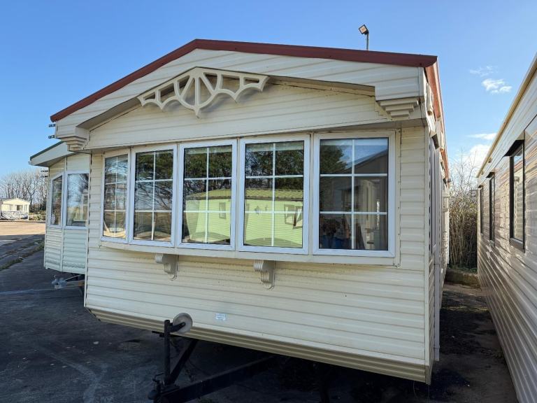 CHEAP CARAVAN FOR SALE FOR PRIVATE LAND DOUBLE GLAZED & HEATED
