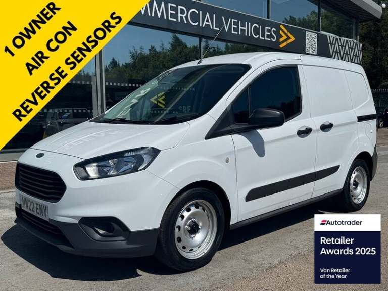 2022 Ford Transit Courier EcoBoost Leader 100ps with Air Con, Ply & Reverse Sensors Panel Van Pet...