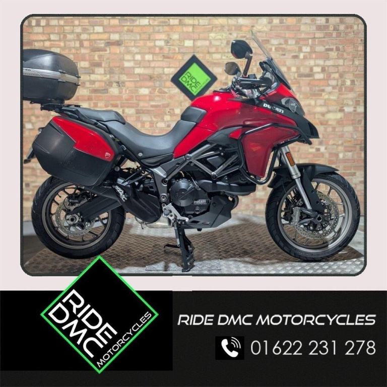 DUCATI MULTISTRADA 950  2017. SERVICED. FULL LUGGAGE. LOVELY TIDY BIKE.