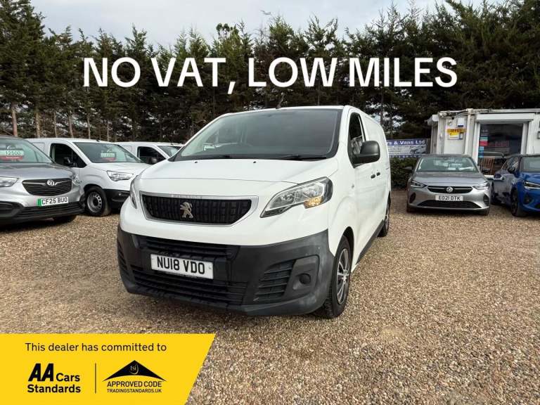2018 Peugeot Expert 1.6 BlueHDi 1000 S Standard Panel Van MWB Euro 6 6dr PANEL VAN Diesel Manual